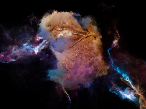 Elements of Dream Space Stock Illustration