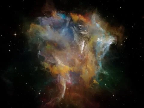 Elements of Dream Space Stock Illustration