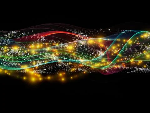 Elements of Dynamic Network 스톡 일러스트