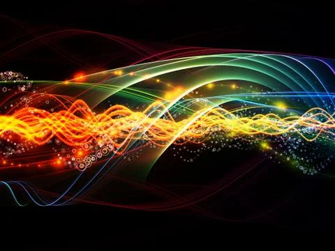 Elements of Dynamic Network Illustrazione stock