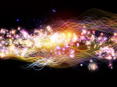 Elements of Dynamic Waves Stock Illustration