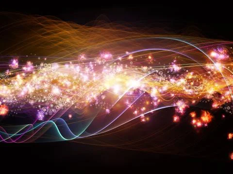 Elements of Dynamic Waves Illustrazione stock