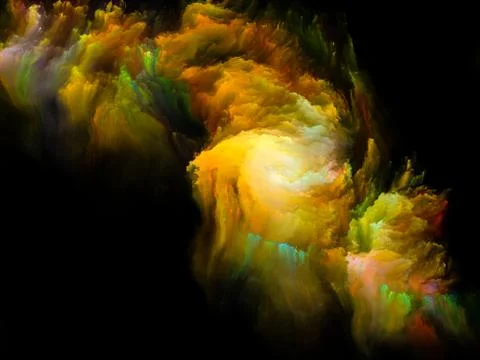 Elements of Fractal Brush Illustrazione stock
