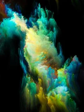 Elements of Fractal Brush イラスト素材