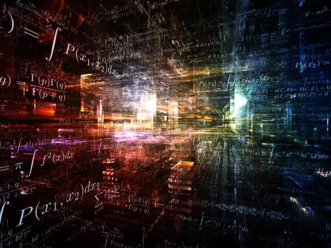 Elements of Fractal Dimensions イラスト素材