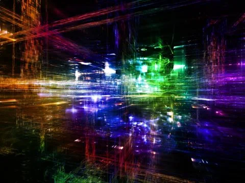 Elements of Fractal Dimensions 스톡 일러스트