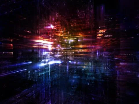 Elements of Fractal Dimensions イラスト素材