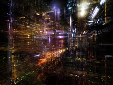 Elements of Fractal Dimensions 스톡 일러스트