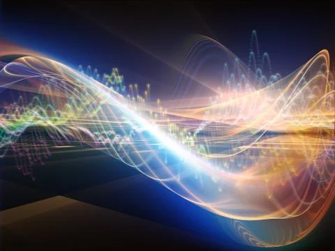 Elements of Fractal Realms Stock Illustration