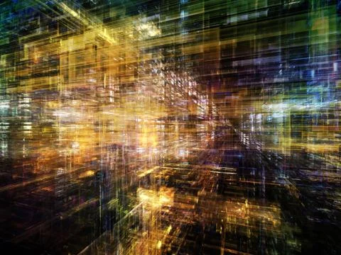 Elements of Fractal World イラスト素材