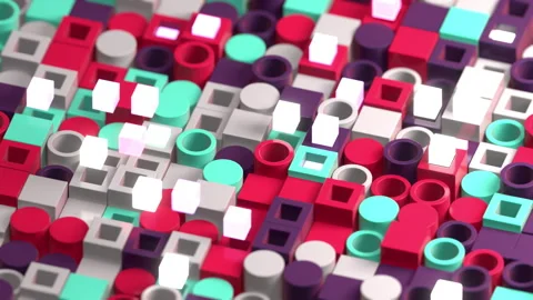Elements Grid 01 Stock Footage 264847745