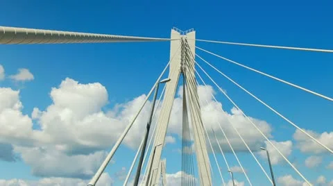 Elements of the highway bridge 스톡 동영상 11499218