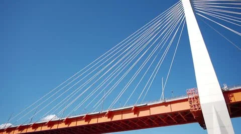 Elements of the highway bridge 스톡 동영상 11521584