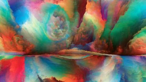 Elements of Horizon Division Stock Illustration