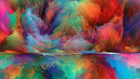 Elements of Horizon Division Stock Illustration