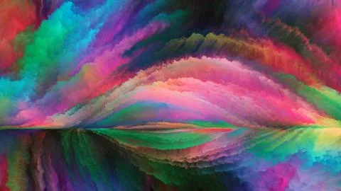 Elements of Horizon Division Stock Illustration