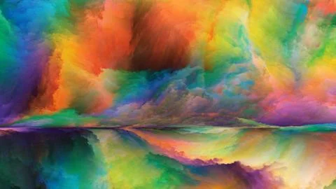 Elements of Horizon Division Stock Illustration