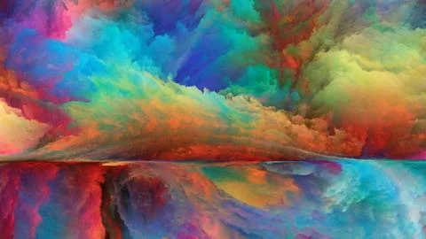 Elements of Horizon Division Stock Illustration