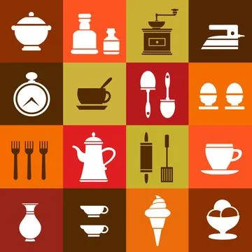 Elements of household Stock Illustration