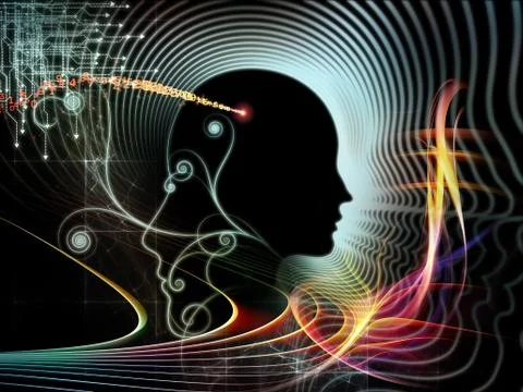 Elements of Human Mind Illustrazione stock