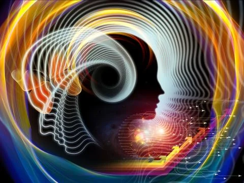 Elements of Human Mind 스톡 일러스트