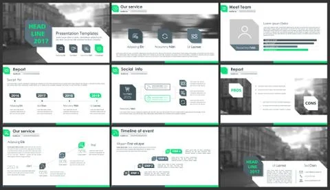 Elements for infographics and presentation templates. 스톡 일러스트