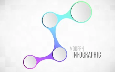 Elements of infographics for business projects. Empty Paper Chart in 3d sty.. Stock Illustration