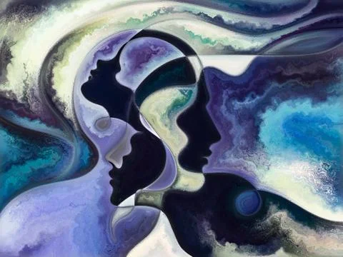 Elements of Inner Colors Illustrazione stock