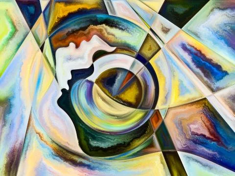 Elements of Inner Colors Stock Illustration