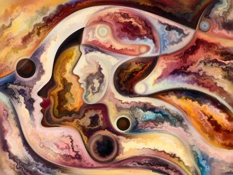 Elements of Inner Colors Stock Illustration