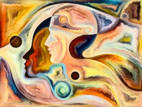 Elements of Inner Colors 스톡 일러스트