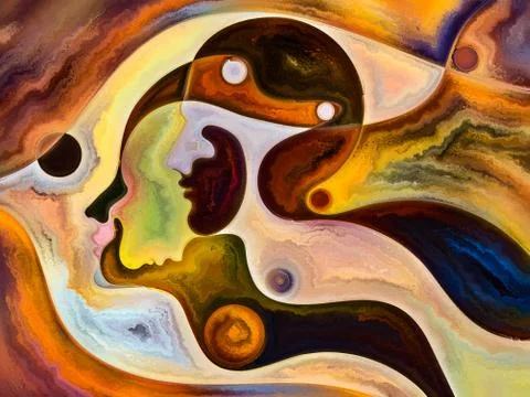 Elements of Inner Colors Stock Illustration