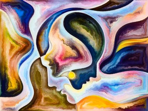 Elements of Inner Colors Stock Illustration