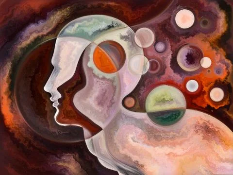 Elements of Inner Colors Illustrazione stock