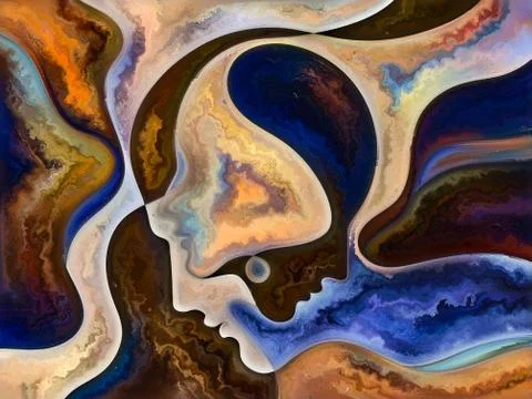 Elements of Inner Colors Stock Illustration