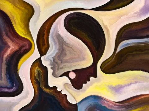 Elements of Inner Colors Stock Illustration