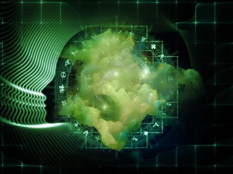 Elements of Inner Geometry Stockillustratie