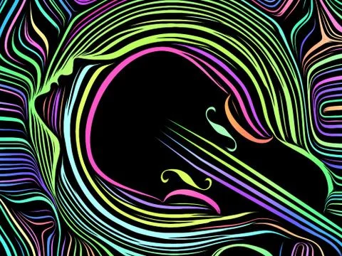 Elements of Inner Lines Stock Illustration