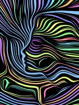 Elements of Inner Lines Stock Illustration