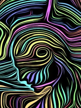 Elements of Inner Lines Stock Illustration