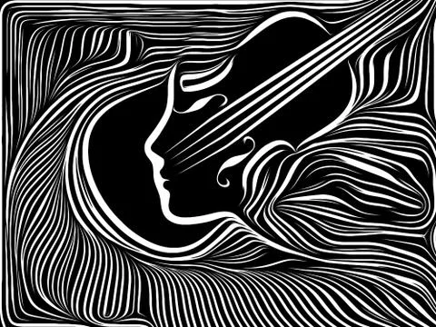 Elements of Inner Lines 스톡 일러스트