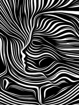 Elements of Inner Lines Stock Illustration