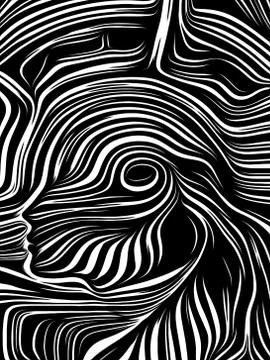 Elements of Inner Lines Stock Illustration