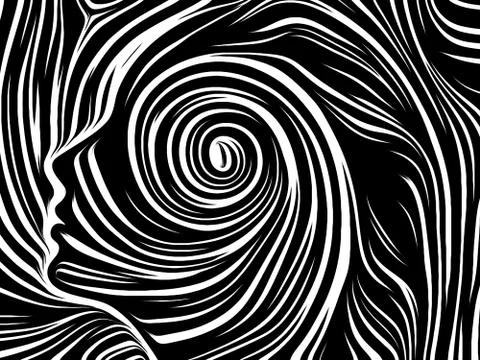 Elements of Inner Lines Stock Illustration