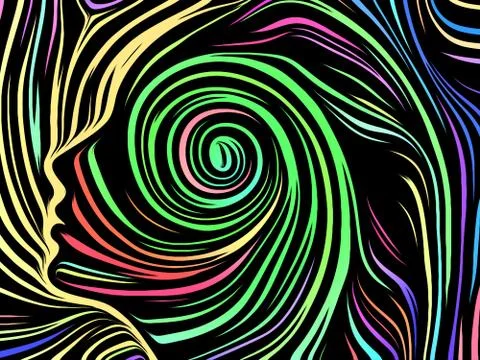 Elements of Inner Lines Stock Illustration