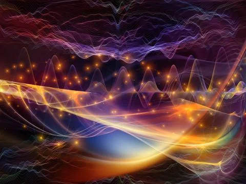 Elements of Light Wave イラスト素材