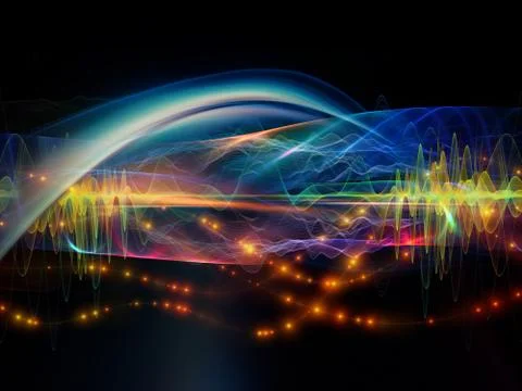 Elements of Light Wave イラスト素材