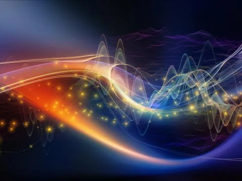 Elements of Light Wave Illustrazione stock