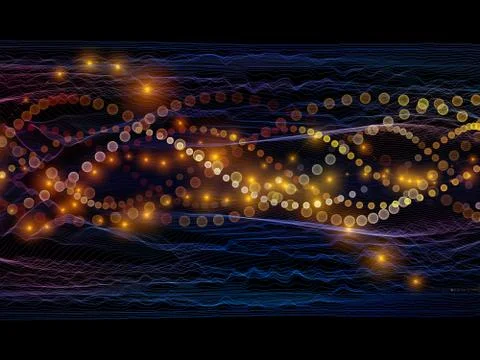 Elements of Light Wave Stock Illustration