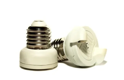 Elements of the lighting device Stock Photos